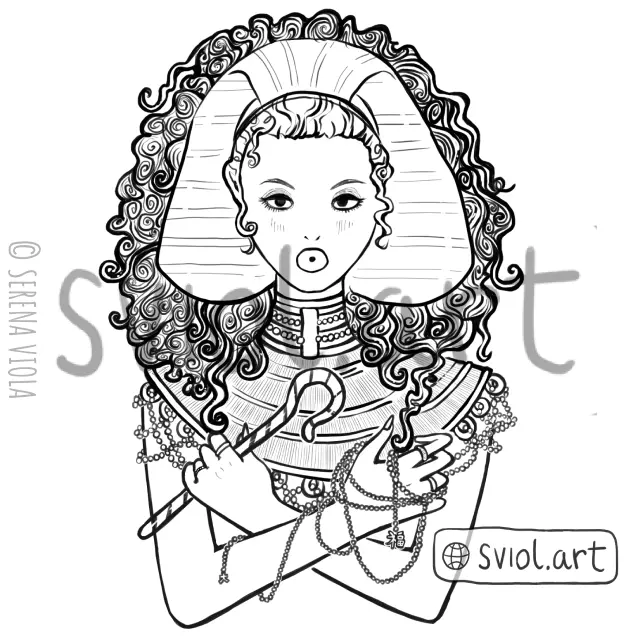 Egyptian woman with crossed arms