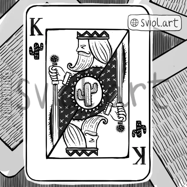 king playing cards